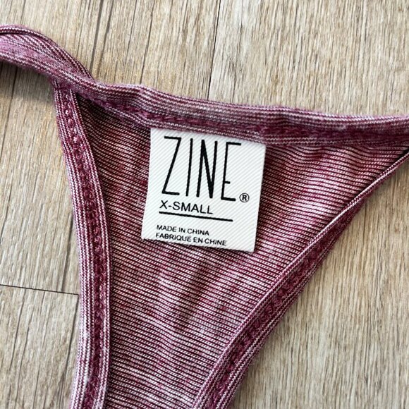 Womens Zine Red Tank Top - XS - Picture 5 of 5